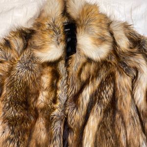 Faux fur jacket